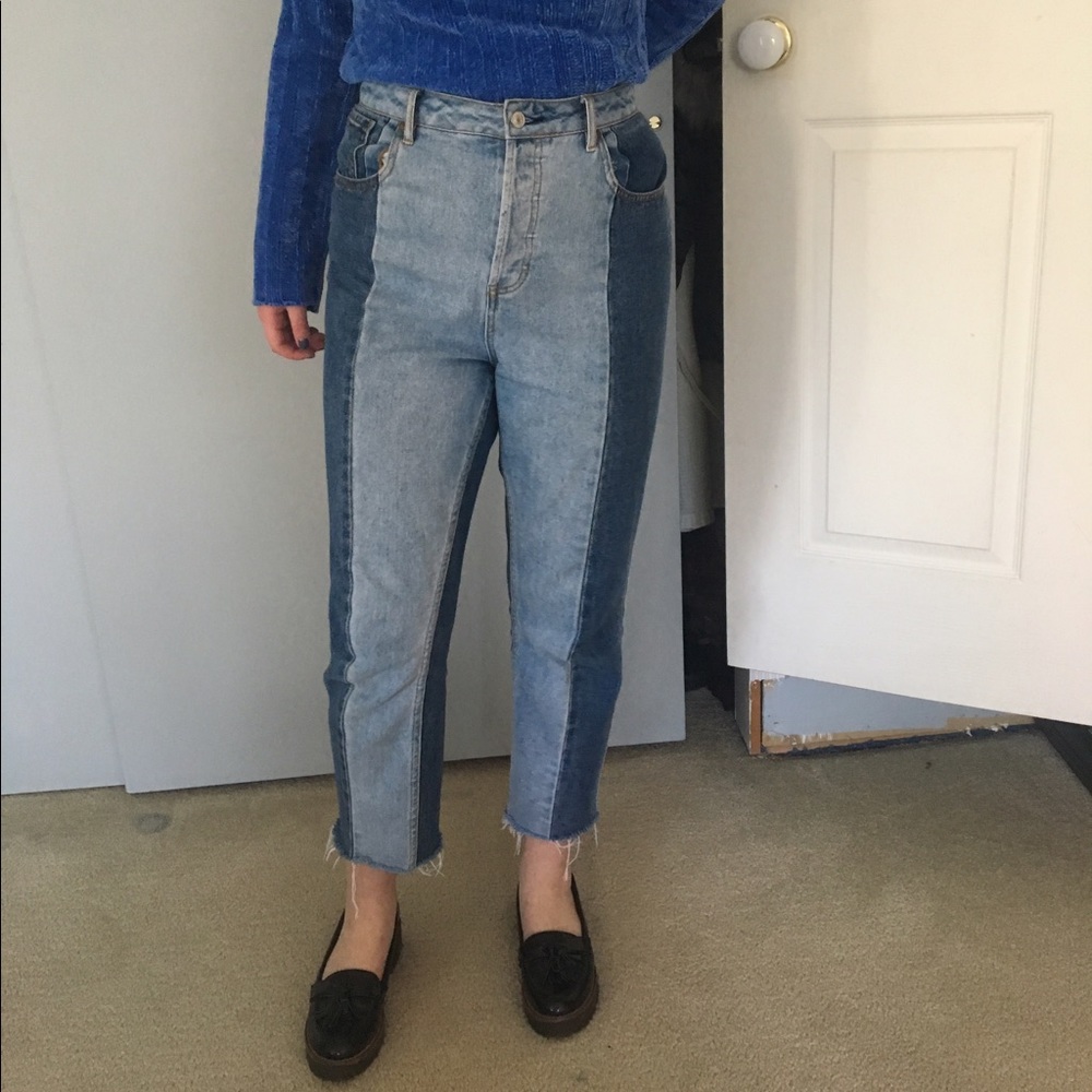PacSun two tone mom jeans - Picture 2 of 4